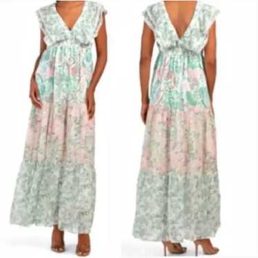 House of Harlow 1960 X Revolve Floral Tiered Flut… - image 1