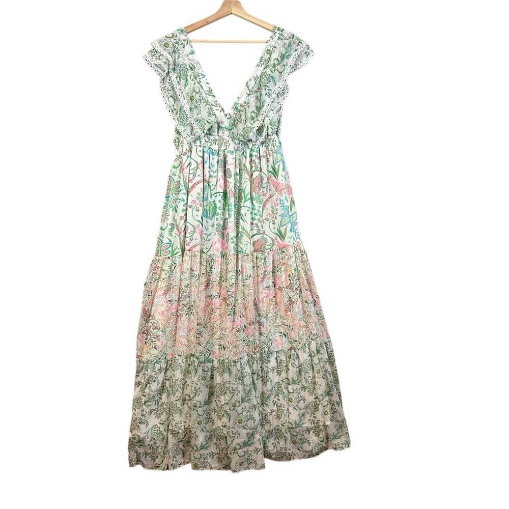 House of Harlow 1960 X Revolve Floral Tiered Flut… - image 3