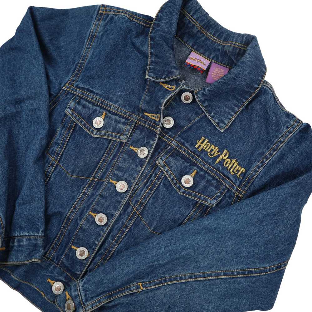 Vintage Vintage Y2k Harry Potter Hedwing Denim Ja… - image 2