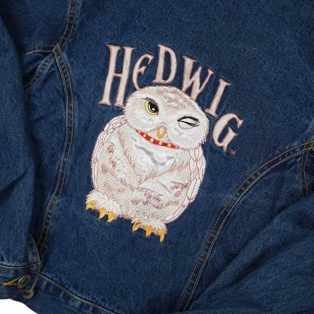 Vintage Vintage Y2k Harry Potter Hedwing Denim Ja… - image 8