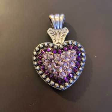 Heart Vintage Pendant my grandmother's treasure