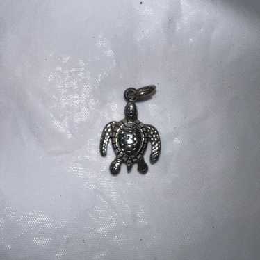 Sterling Silver Vintage Turtle Charm