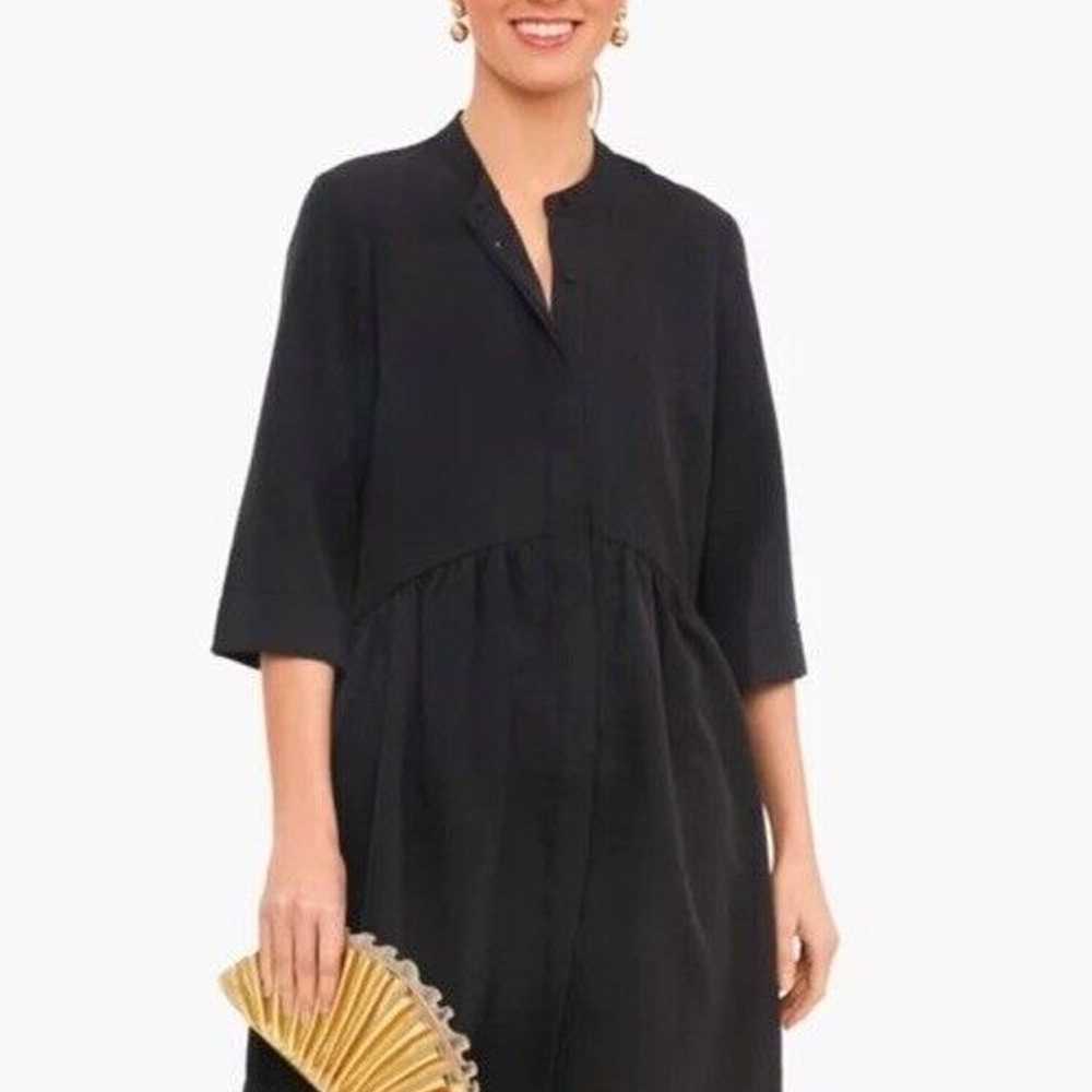 Tuckernuck Royal Crepe Shirt Dress Size XXL Black… - image 1