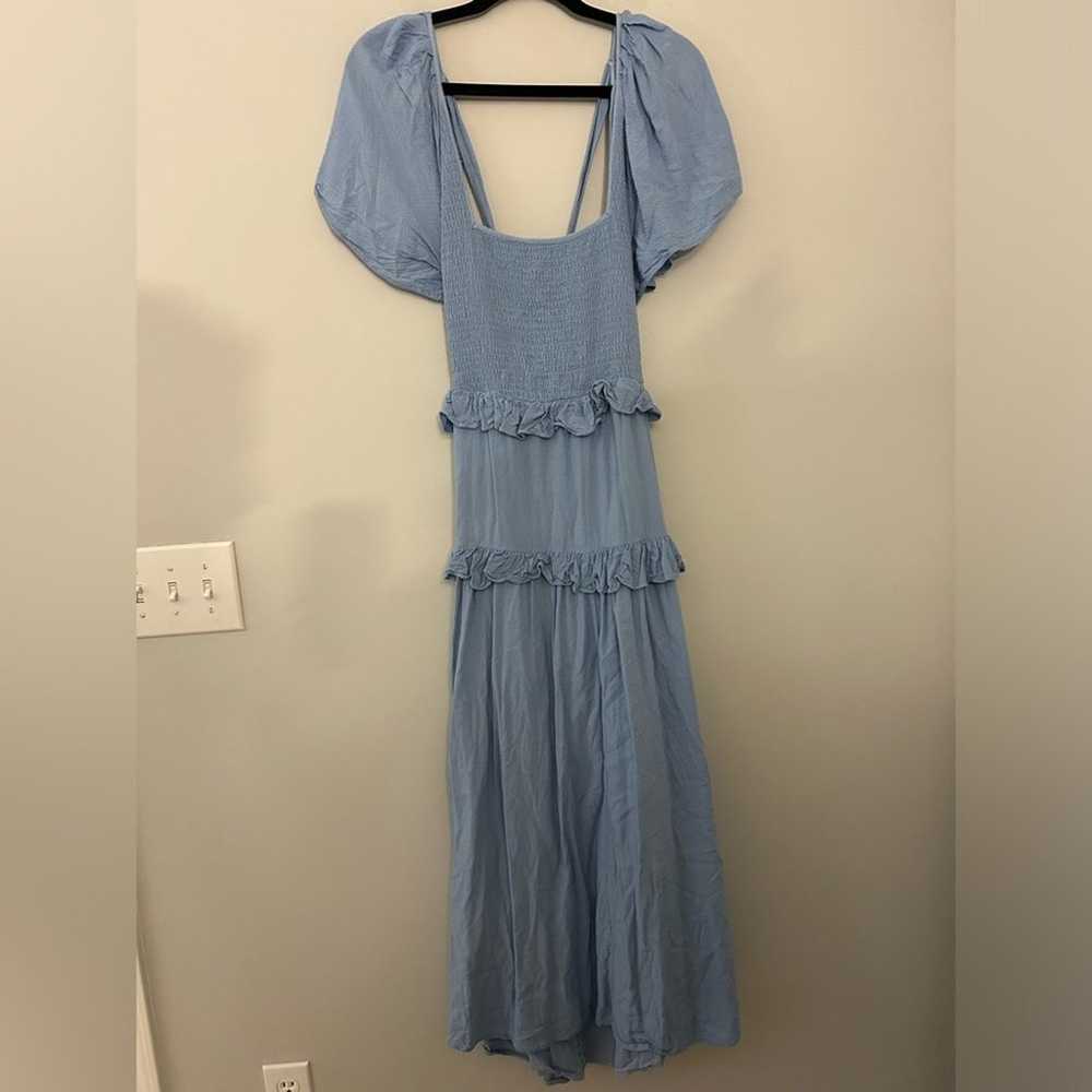 Anthropologie Forever That Girl Light Blue Flowy … - image 2