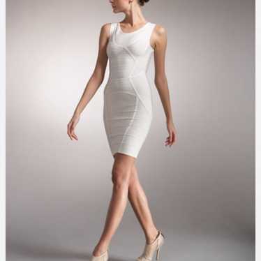 Herve Leger High-Neck Bandage Dress in size S