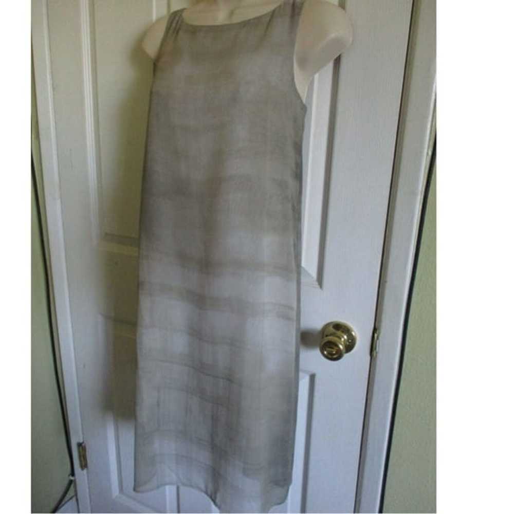 EILEEN FISHER Silk Sz S Georgette Dress EUC - image 6