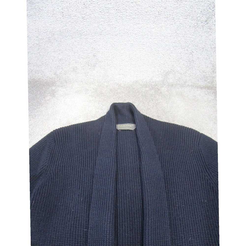 Calvin Klein Luxurious Navy Blue Virgin Wool Knit… - image 2