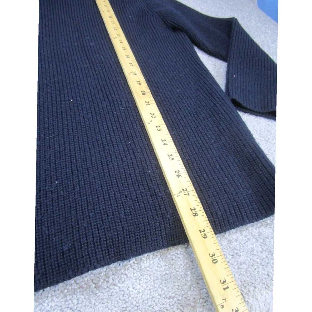 Calvin Klein Luxurious Navy Blue Virgin Wool Knit… - image 4