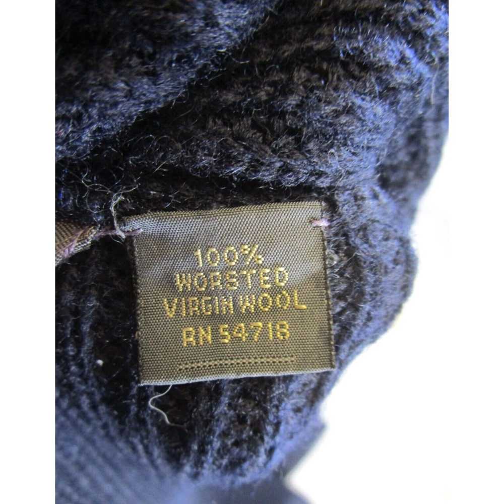 Calvin Klein Luxurious Navy Blue Virgin Wool Knit… - image 7