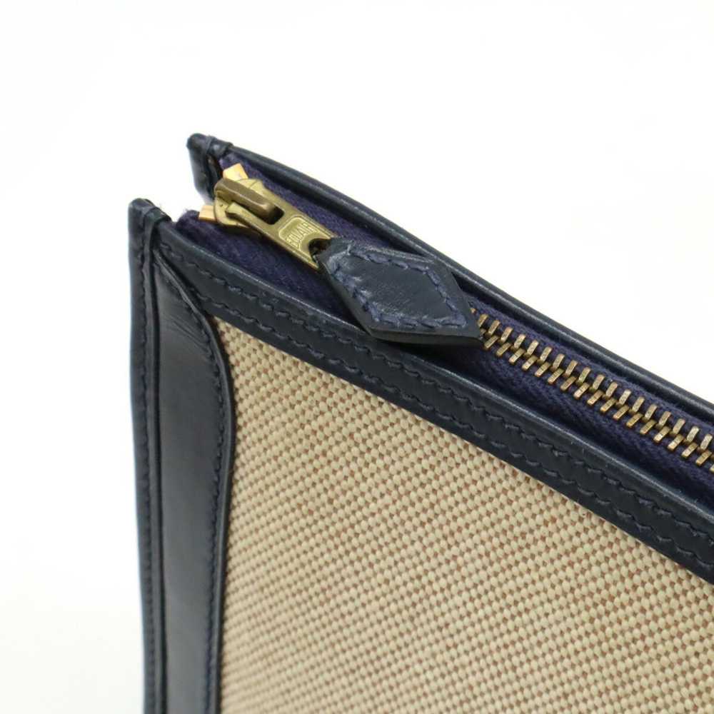 Hermes Hermes Clutch Bag Second Pouch Toile H Can… - image 8