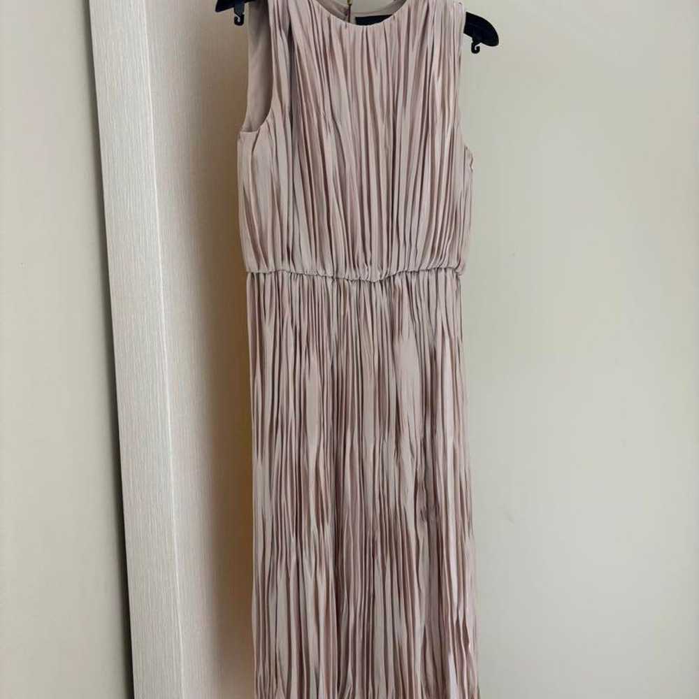 GUCCI Pink Pleated Sleeveless Dress - image 1