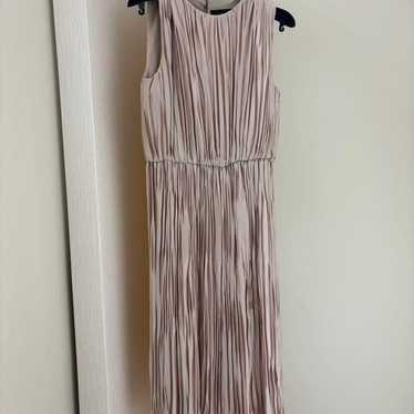 GUCCI Pink Pleated Sleeveless Dress - image 1