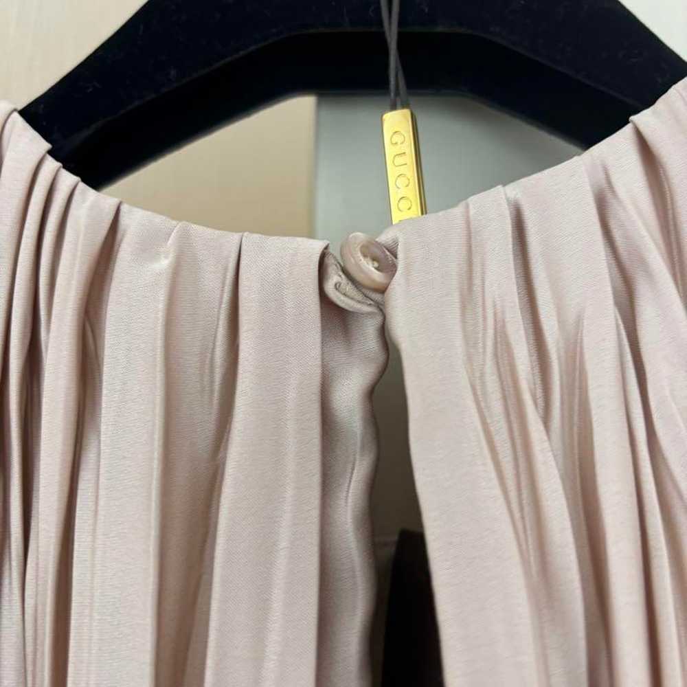 GUCCI Pink Pleated Sleeveless Dress - image 3