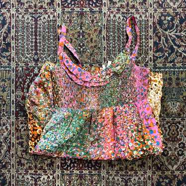 Beautiful colorful Anthropologie dress