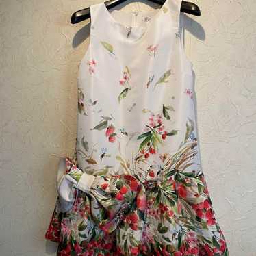 Red Valentino flower one-piece