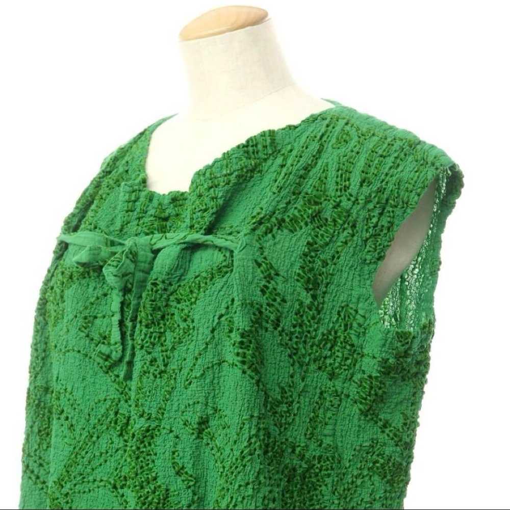 me ISSEY MIYAKE Pleated Dress Green (around size … - image 2