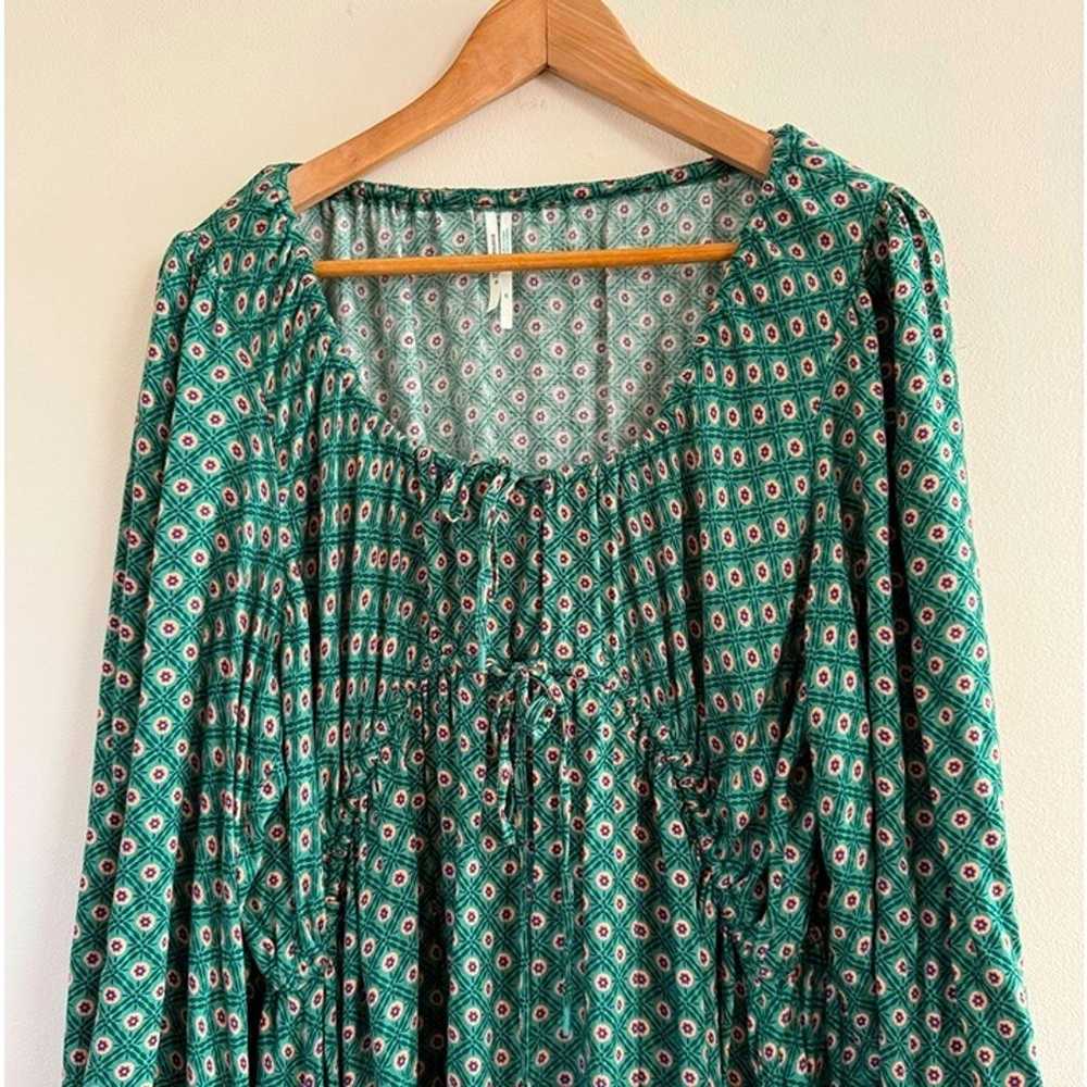 NWOT Anthropologie Adelaide Tie-Front Midi Dress … - image 5