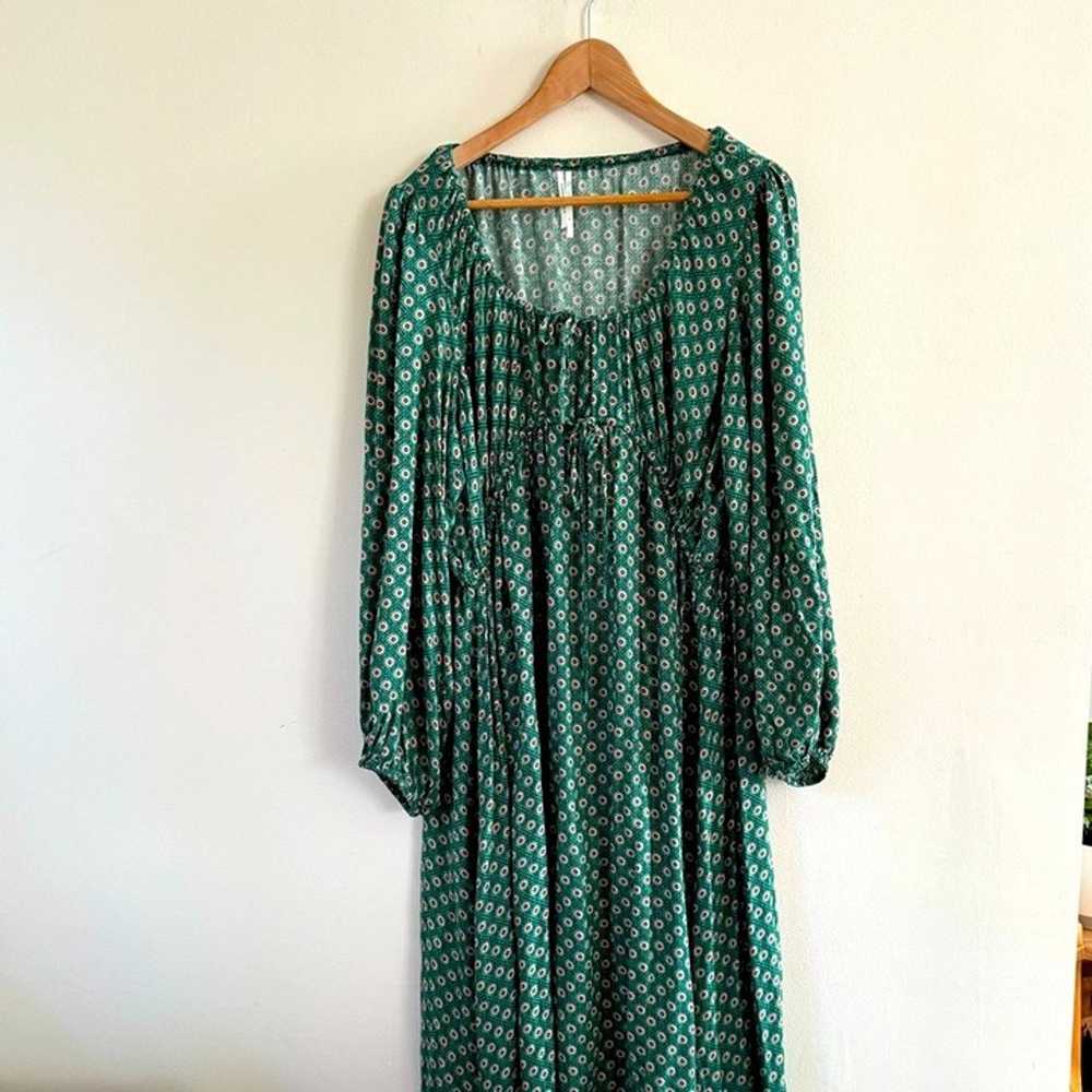 NWOT Anthropologie Adelaide Tie-Front Midi Dress … - image 8