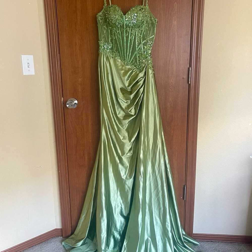 ladivine cinderella divine greenery formal dress - image 1