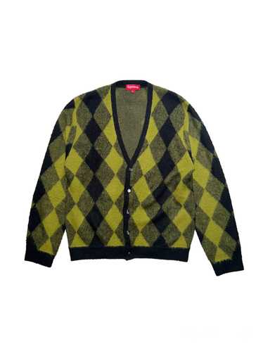 Supreme Supreme Argyle Brushed Cardigan