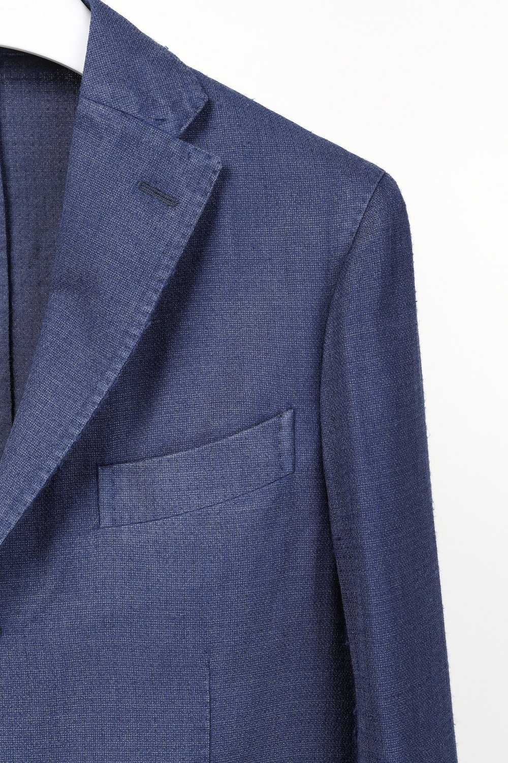 Boglioli Boglioli Blue Wool & Silk Lightweight K-… - image 4