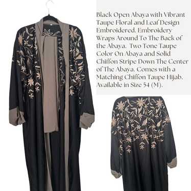 2024 New Design Abaya From Dubai Open Abaya with T