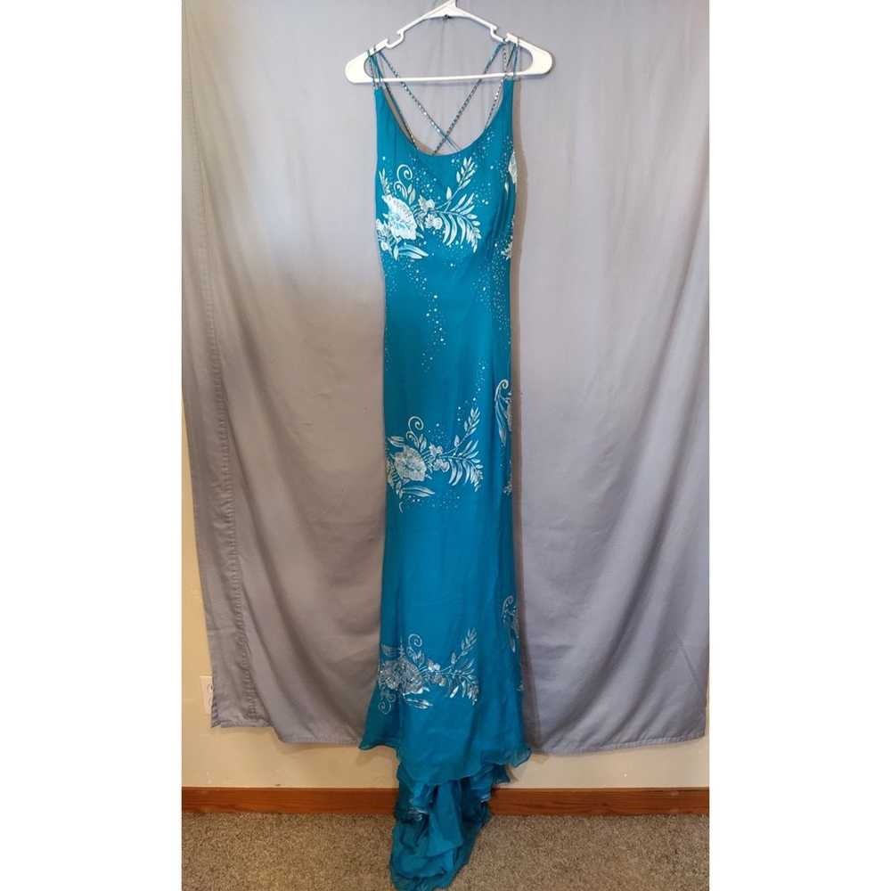 Avanti Beaded Silk Gown - image 6