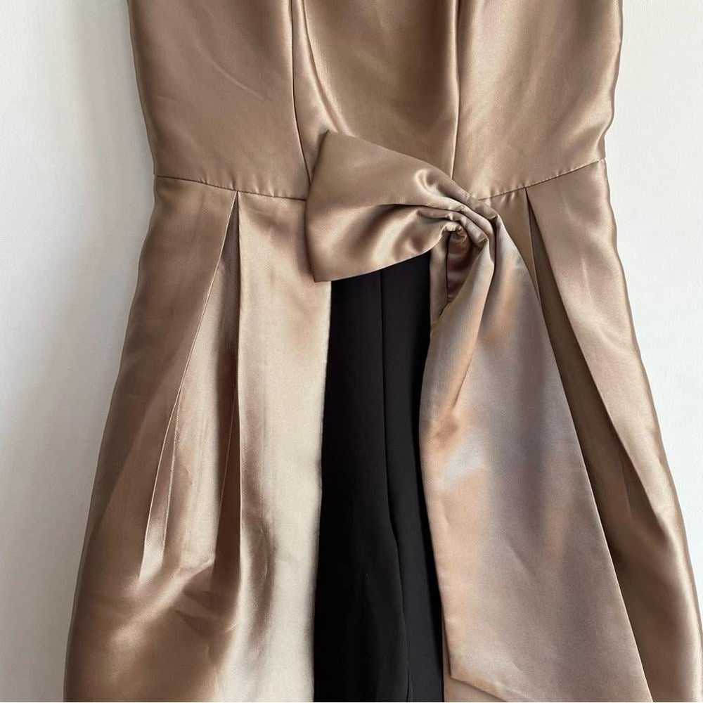 Kay Unger Sophie Jumpsuit Light Gold Dress Black … - image 6