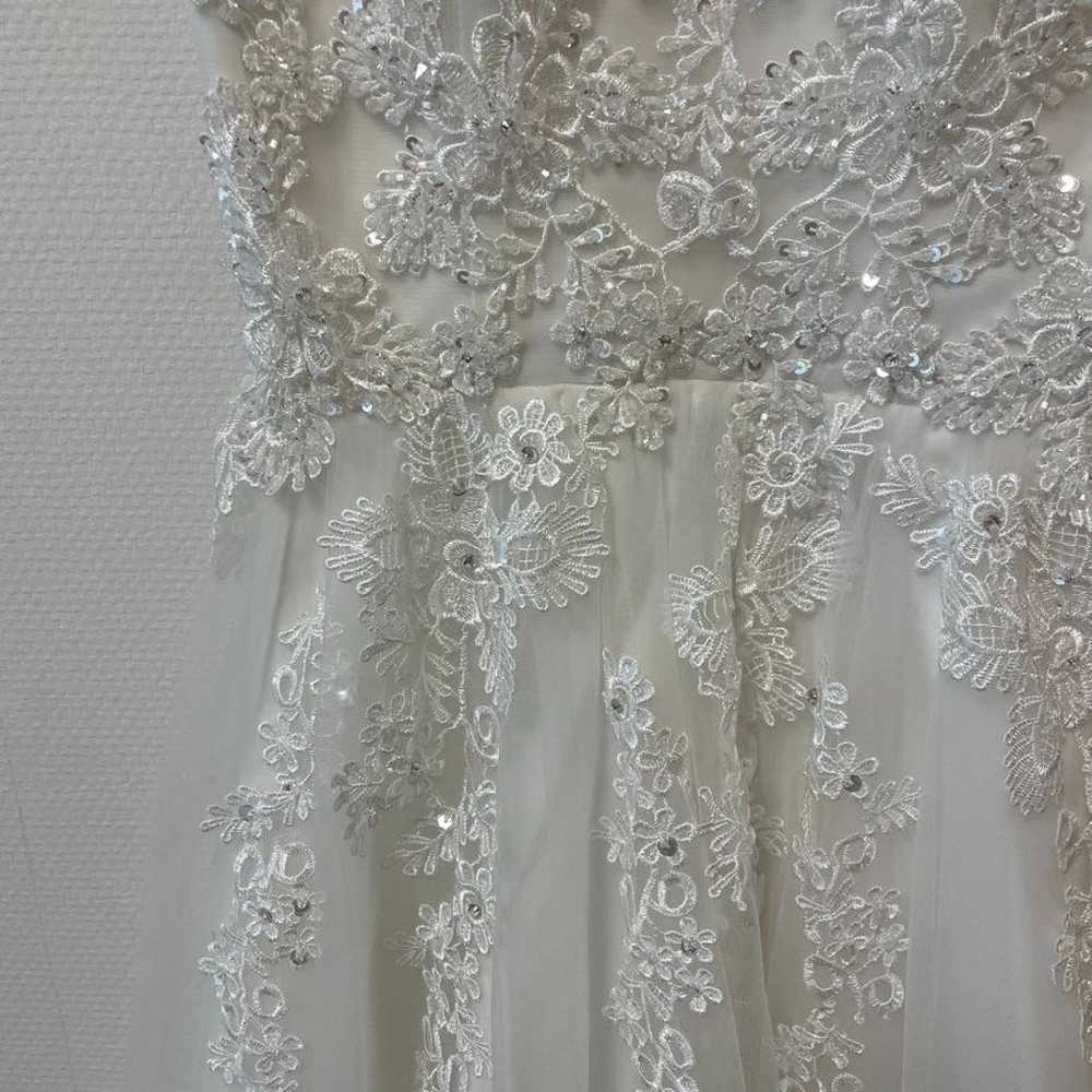 Wedding dress V-neck lace second-party pre-weddin… - image 5