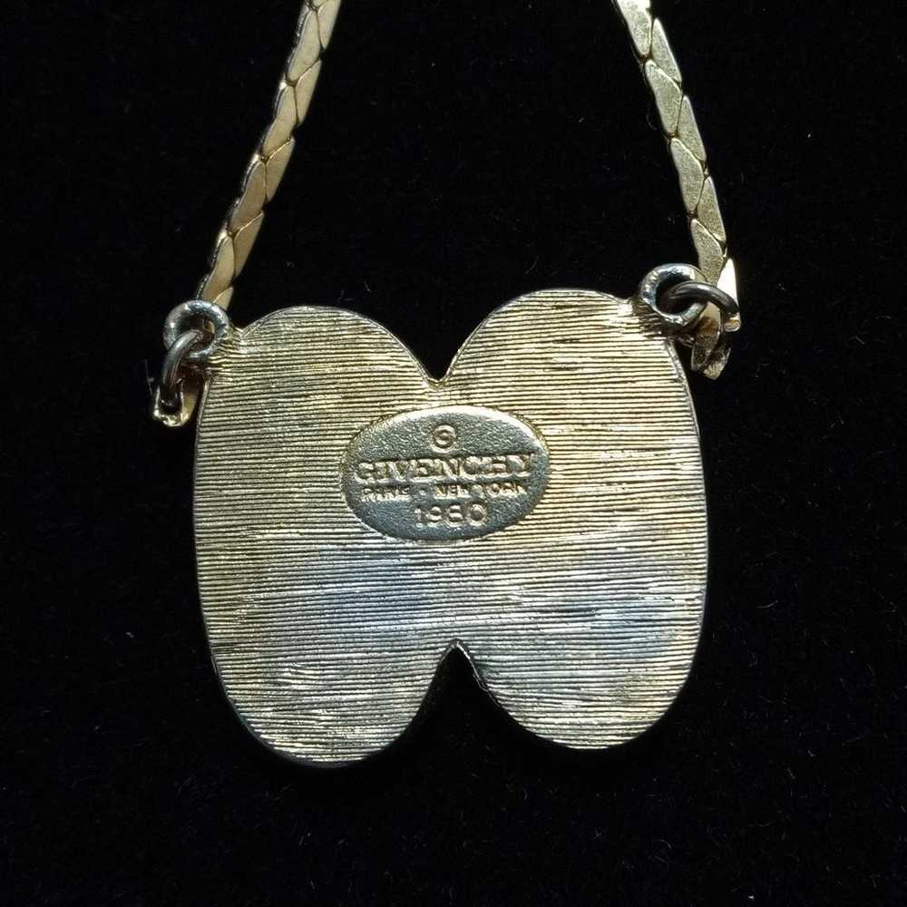 GIVENCHY Vintage Logo Necklace 1980【S463】 - image 5