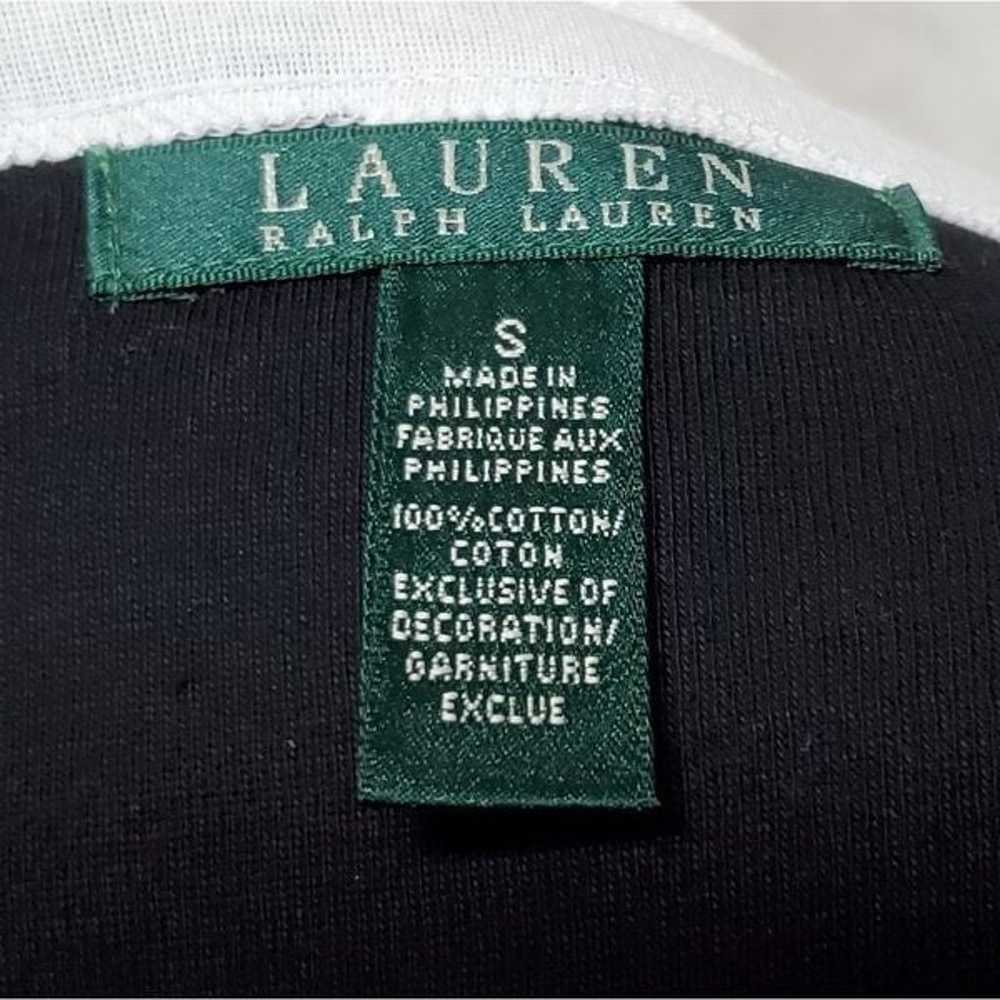 Retro 90s/Y2K Lauren Ralph Lauren Black Boatneck … - image 12