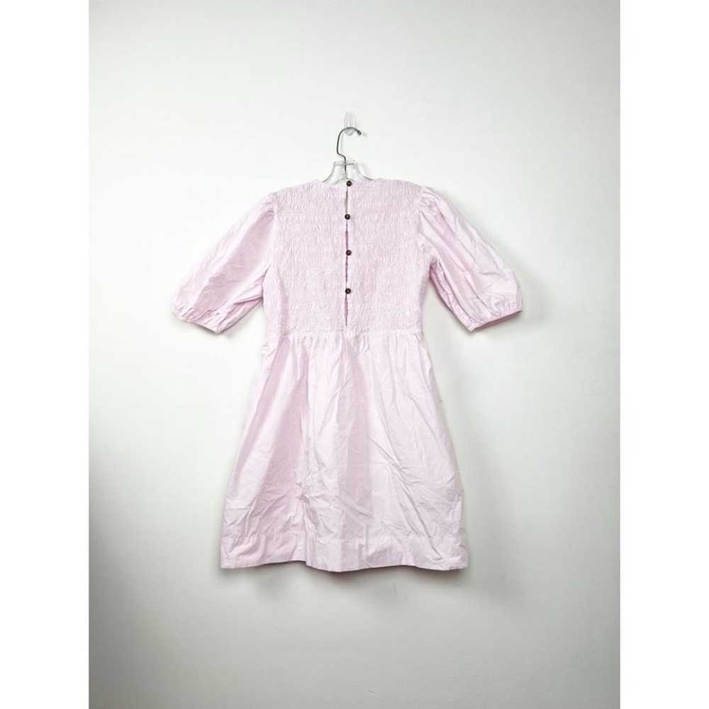 Ganni Organic Cotton-Poplin Mini Smock Dress 36 - image 11