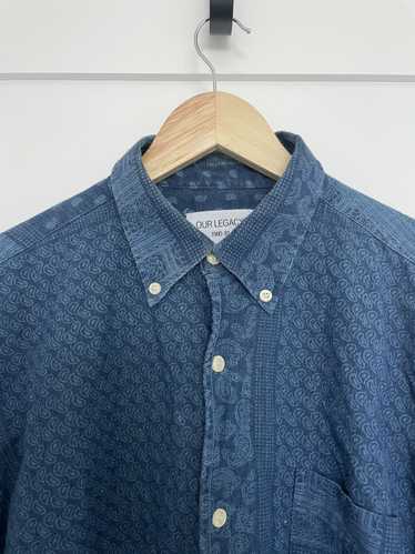 Our Legacy Our Legacy Paisley Indigo Shirt