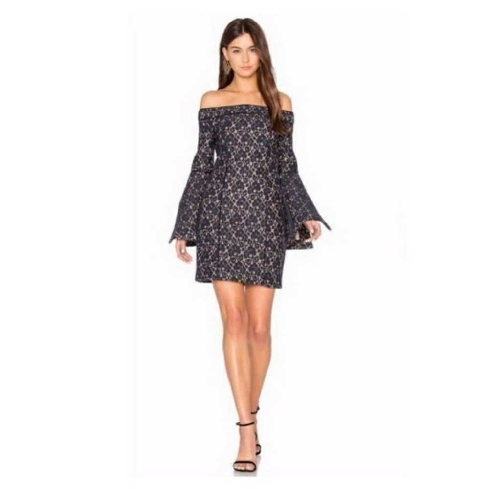 $259 NEW KEEPSAKE Too Soon Navy Blue Lace Flare B… - image 3