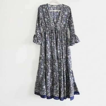 Anthropologie Blue Floral Print - image 1