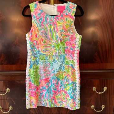 Lilly Pulitzer Mila Shift Dress Lovers Coral