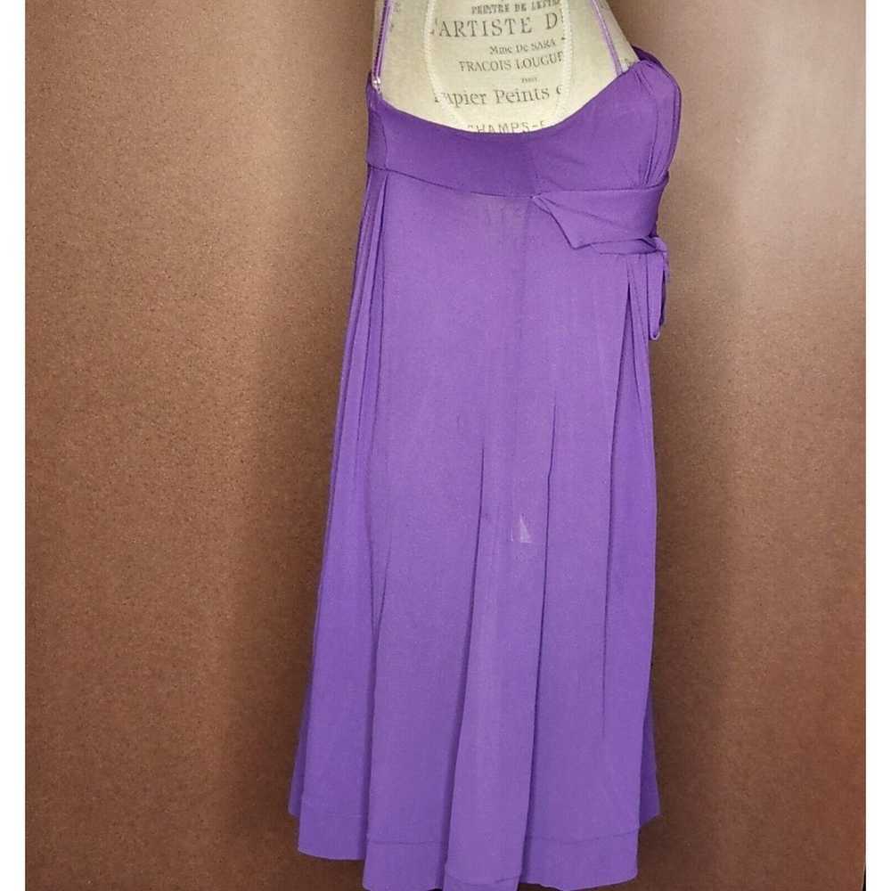 Sandro Ferrone Roma Womens Mini Dress Purple Size… - image 2