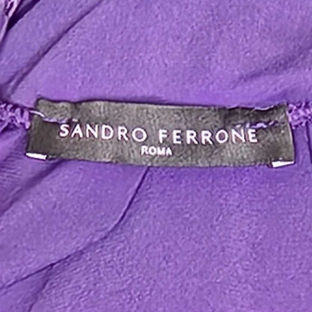 Sandro Ferrone Roma Womens Mini Dress Purple Size… - image 8