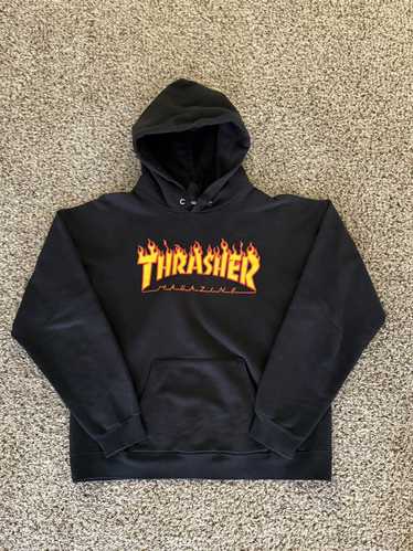 Thrasher Thrasher Fire Hoodie Black