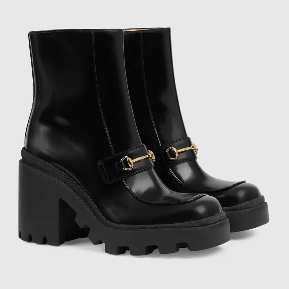 Gucci Leather boots - image 2