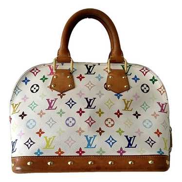 Louis Vuitton Alma leather satchel