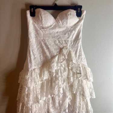 White Angel Biba strapless dress