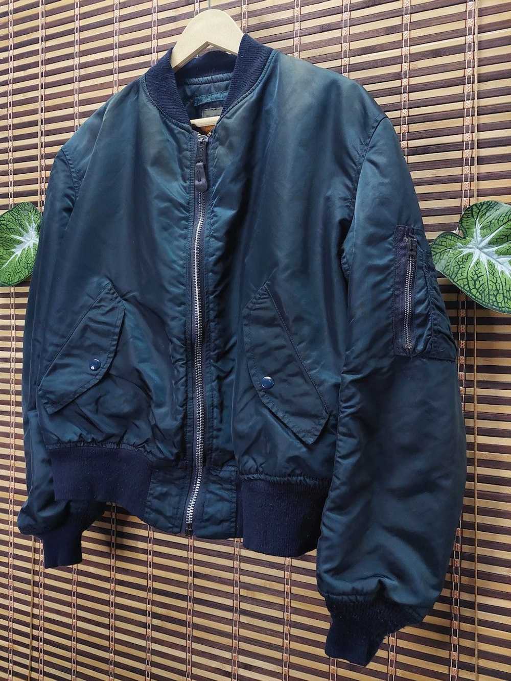 Alpha Industries × Ma 1 × Vintage Faded Thrashed … - image 5