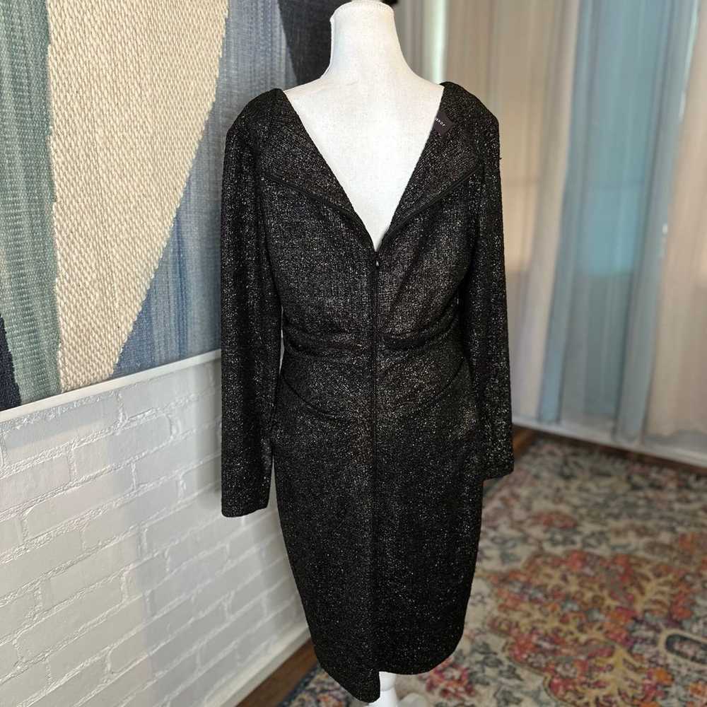 Talbot Runhof Black Sparkly Dress - image 11