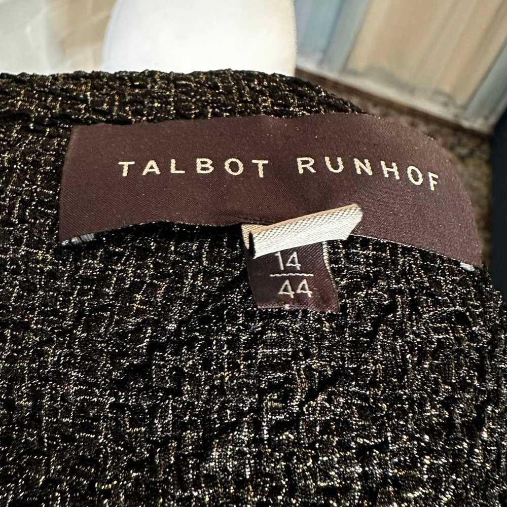 Talbot Runhof Black Sparkly Dress - image 12