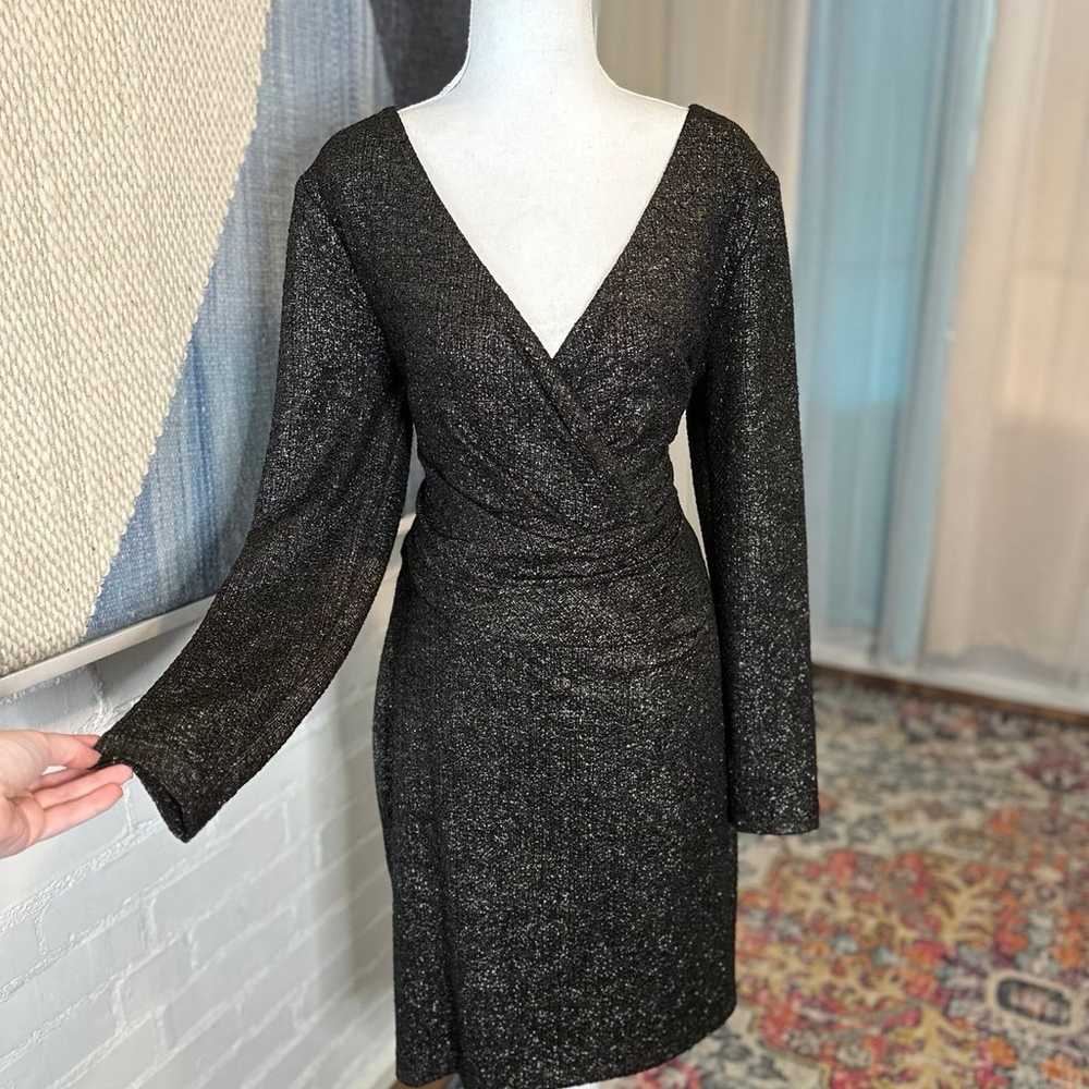 Talbot Runhof Black Sparkly Dress - image 2