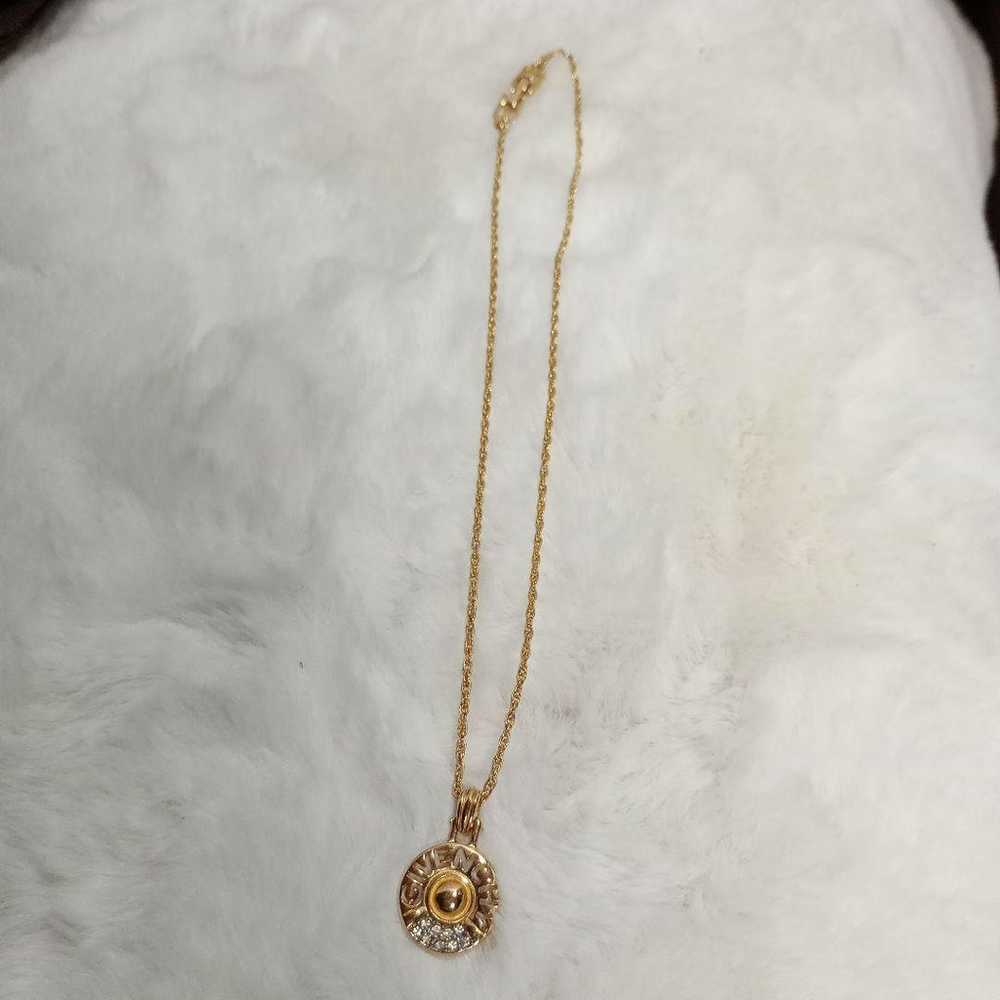 VINTAGE GIVENCHY Necklace Gold Rhinestones - image 6