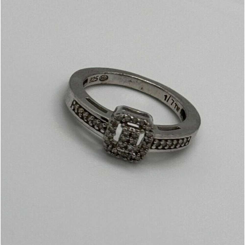 925 STERLING SILVER WHITE SAPPHIRE RING SIZE 6 - image 9