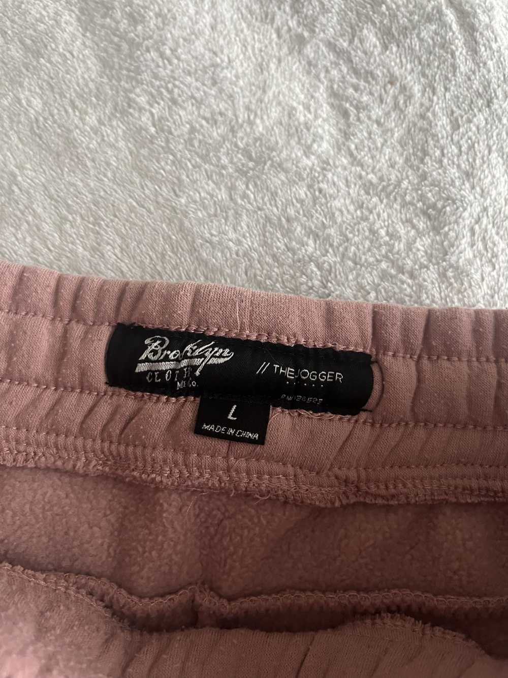 Brooklyn Cloth Heat Seal Fleece Zip Joggers - image 6