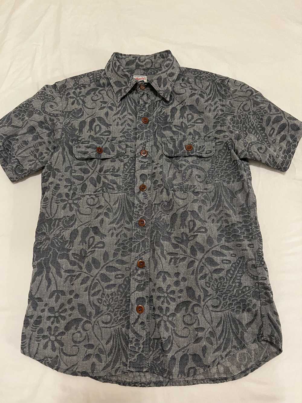 Momotaro Momotaro 06-113 Jacquard Flower Shirt - … - image 1